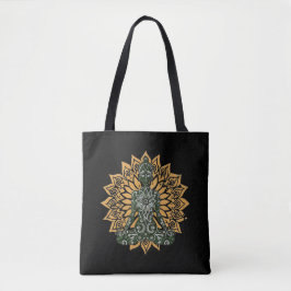 Bolso De Tela Gráfico de Yoga Lotus Pose Zen
