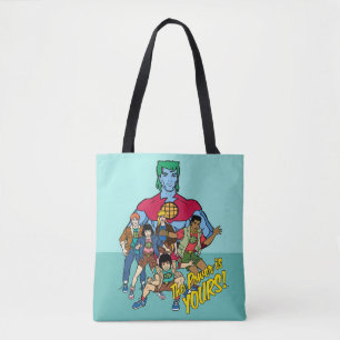 Bolso De Tela Gráfico del Capitán Planeta - ¡El Poder Es Tuyo!