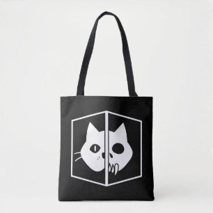 Bolso De Tela Gráfico del gato de Schrödinger