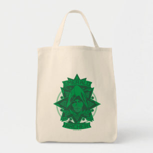 Bolso De Tela Gráfico esmeralda de la flecha el   Archer