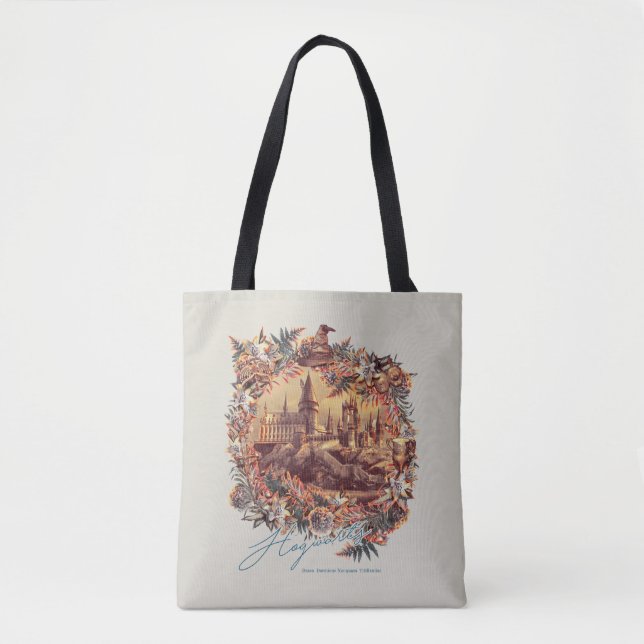 Bolso De Tela Gráfico floral HOGWARTS™ CASTLE (Anverso)