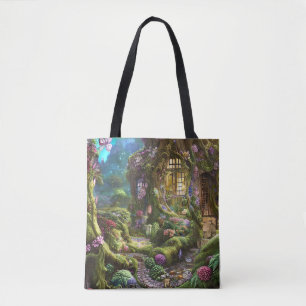 Bolso De Tela Gráfico forestal de las islas Fairyland