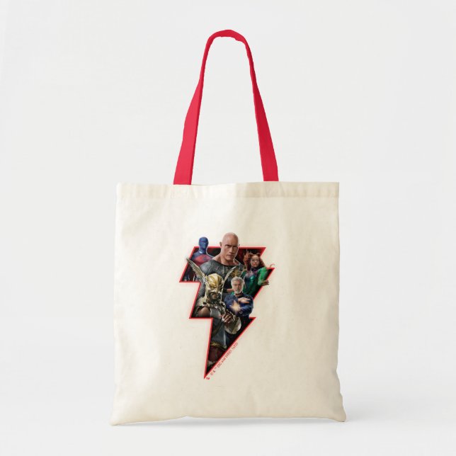 Bolso De Tela Gráfico Lightning del grupo Black Adam (Frente)