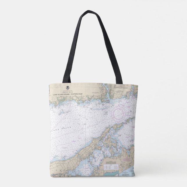 Bolso De Tela Gráfico naumático de la parte oriental del sonido  (Reverso)