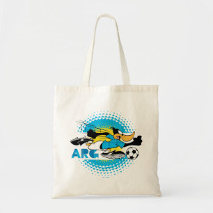 Bolso De Tela Gráficos de fútbol de DAFFY DUCK™ Equipo Argentina