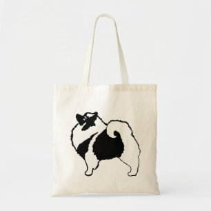 Bolso De Tela Gráficos de Keeshond - Arte de perro original lind