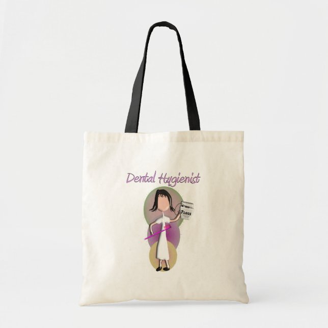 Bolso De Tela Gráficos únicos de los regalos del higienista (Frente)