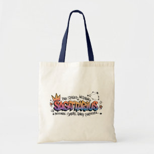Bolso De Tela Grafiti del Zodíaco Sagitario