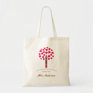 Bolso De Tela Gran árbol de crayón / Apreciación del profesor