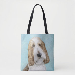 Bolso De Tela Gran Basset Griffon Vendeen - Arte Perro Original