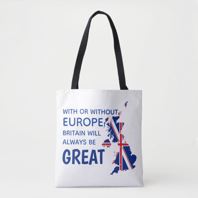 BOLSO DE TELA GRAN BRETAÑA BREXIT EUROPA (Anverso)
