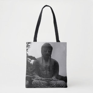 Bolso De Tela Gran Buda de Kamakura Vintage Japón