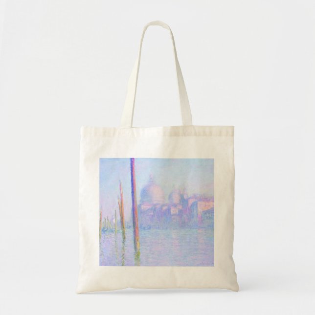 Bolso De Tela Gran Canal de Venecia (por Claude Monet) (Frente)