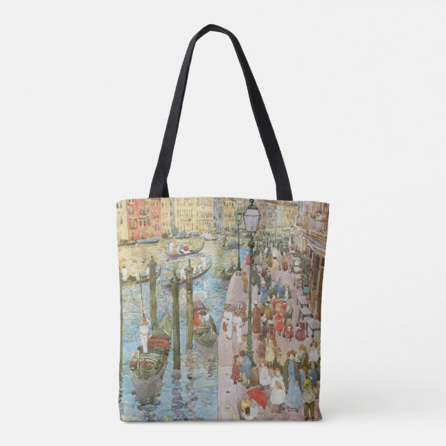 Bolso De Tela Gran Canal de Venecia, por Maurice Prendergast (Reverso)