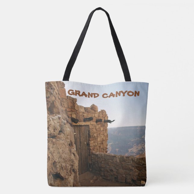 Bolso De Tela Gran Cañón Sala W Vista Tote Houlder (Reverso)