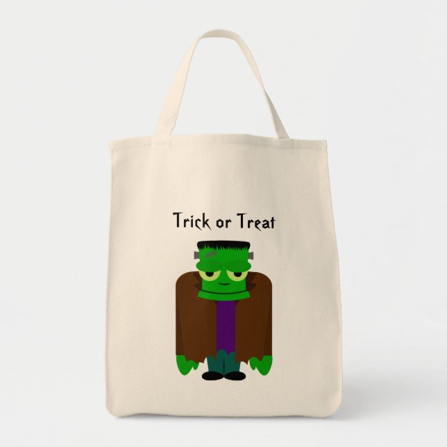 Bolso De Tela Gran cantidad de ropa de Frankenmonstruo Halloween (Frente)