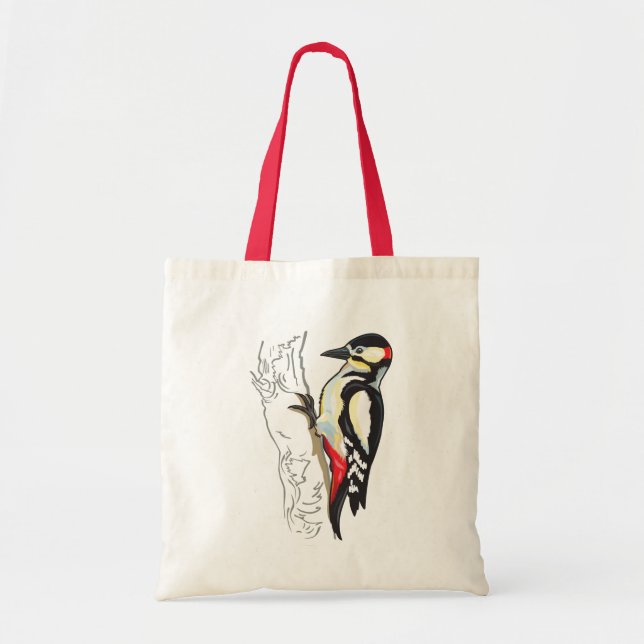 Bolso De Tela gran carpintero (Frente)