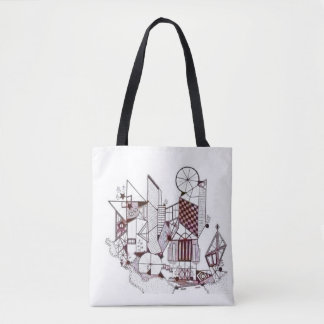 Bolso De Tela Gran Ciudad