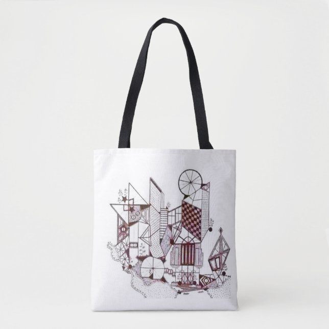 Bolso De Tela Gran Ciudad (Anverso)