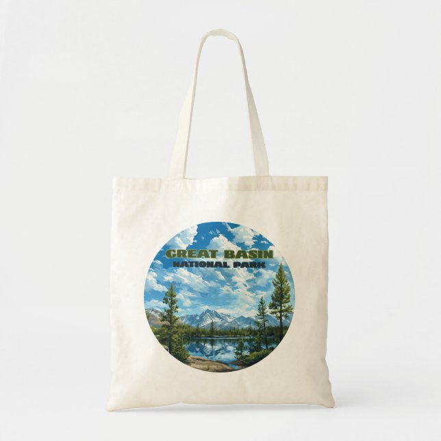 Bolso De Tela Gran Cuenca Parque Nacional Nevada Pico de Ruedas (Frente)