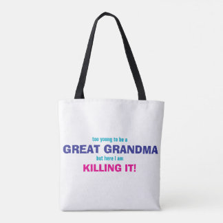 Bolso De Tela Gran diseño de la abuela
