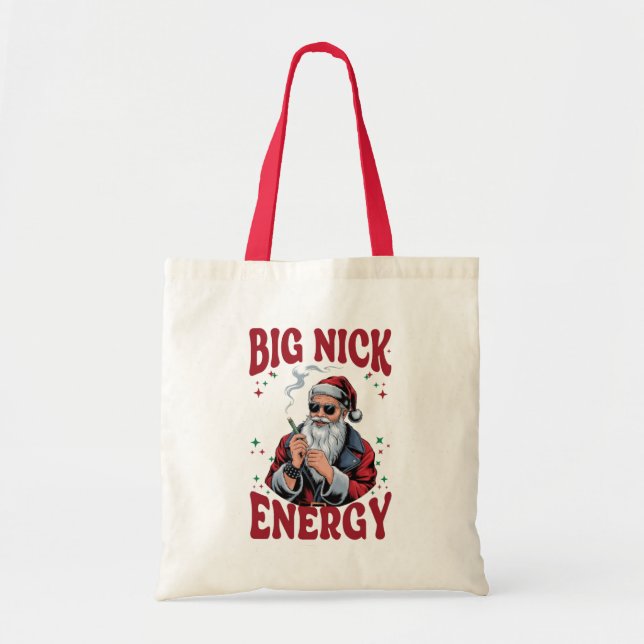 Bolso De Tela Gran Energía de Big Nick (Frente)
