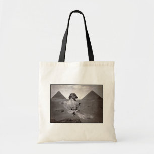 Bolso De Tela Gran Esfinge de Giza Necrópolis y Pirámides