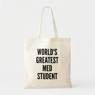 Bolso De Tela Gran estudiante Med del mundo