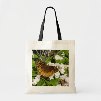 Bolso De Tela Gran Fritillary Manchada en Laurel de Montaña