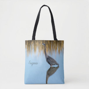 Bolso De Tela Gran garza azul