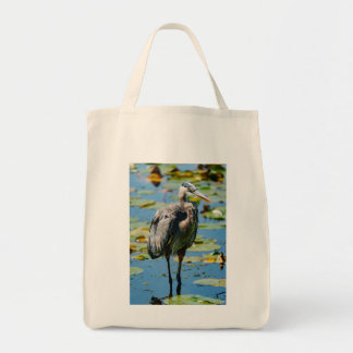 Bolso De Tela Gran Garza Azul – Aves del Pacífico Noroeste