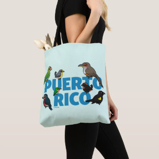 Bolso De Tela Gran hazaña de Puerto Rico. Aves endémicas