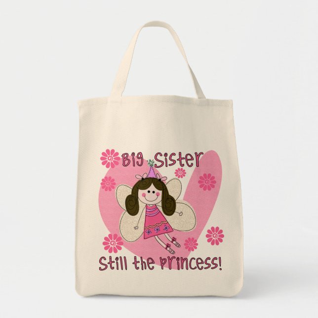 Bolso De Tela Gran Hermana aún la Princesa (Frente)