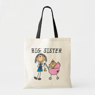 Bolso De Tela Gran Hermana con camisetas y regalos de hermanita