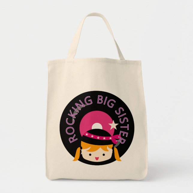 Bolso De Tela Gran Hermana de Rocking Blond (Frente)
