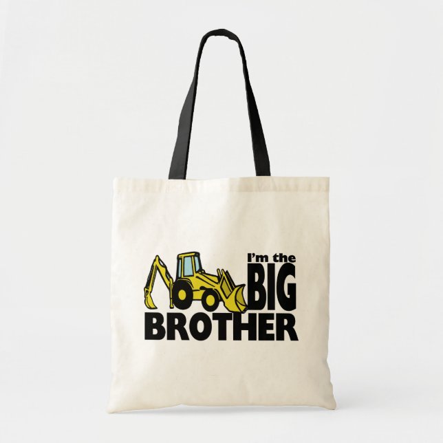 Bolso De Tela Gran Hermano Backhoe (Frente)