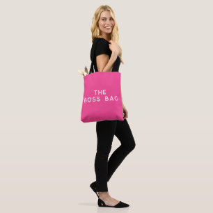 Bolso De Tela Gran Jefe Rosa de moda Mujeres impresas