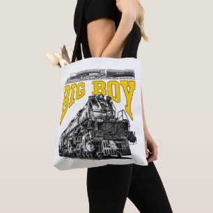 Bolso De Tela Gran Locomotora de Vapor Big Boy 4014. Clase 4000 