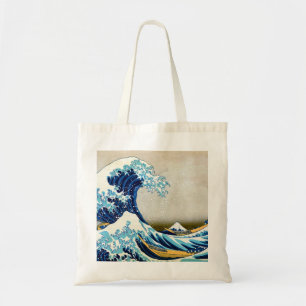Bolso De Tela Gran ola de Kanagawa