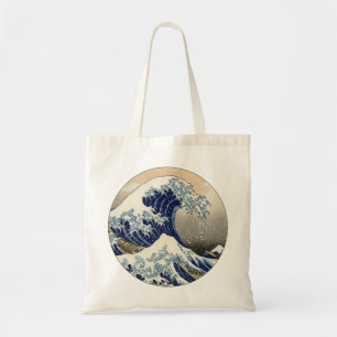 Bolso De Tela Gran ola de pintura japonesa Kanagawa