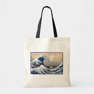 Bolso De Tela Gran Ola frente a Kanagawa y Monte Fuji Mar de Jap