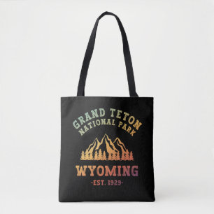 Bolso De Tela Gran Parque Nacional Teton Gradiente Wyoming USA