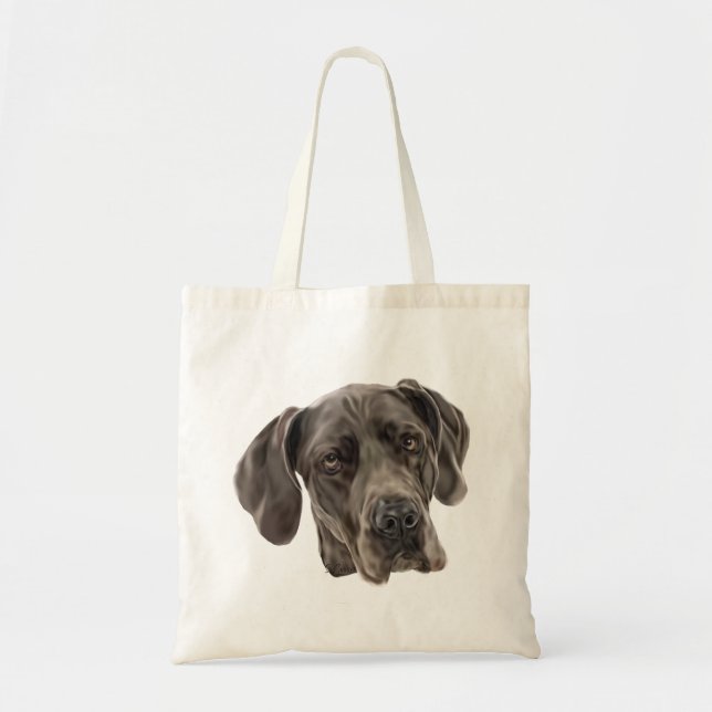 Bolso De Tela Gran perro danés (Frente)
