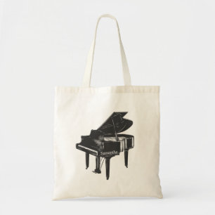 Bolso De Tela Gran Piano con el nombre de Pianista Profesor de P