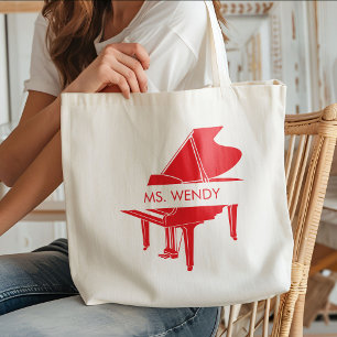 Bolso De Tela Gran piano personalizado