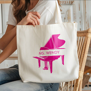 Bolso De Tela Gran piano personalizado