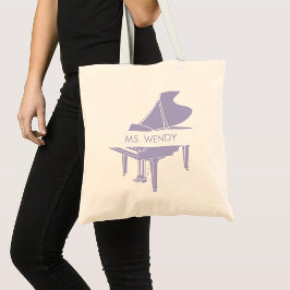 Bolso De Tela Gran piano personalizado