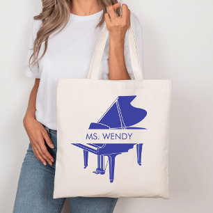 Bolso De Tela Gran piano personalizado