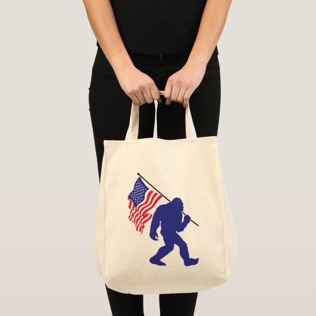 Bolso De Tela Gran Pie Patriótico (Anverso (producto))