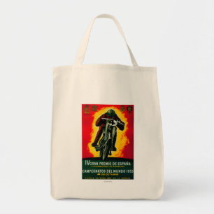 Bolso De Tela Gran Premio de Espana Vintage PosterEurope